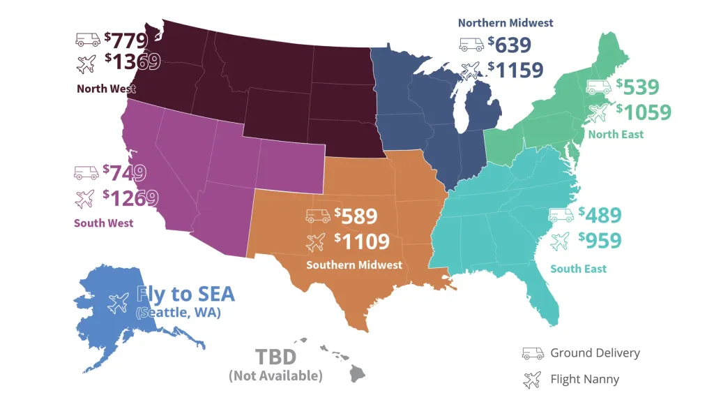 Delivery Map - April 2025